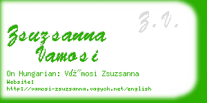 zsuzsanna vamosi business card